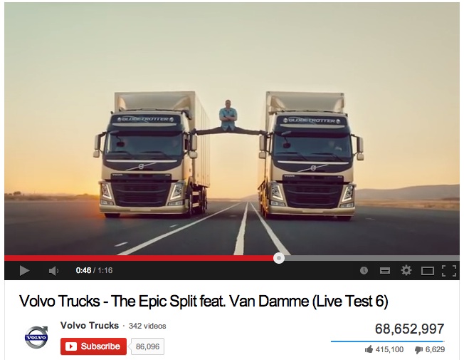 Telling Your Story with Video  - Video Example - Volvo Epic Split